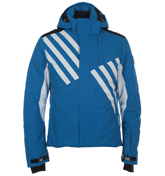 Armani EA7 Periwinkle Blue Hooded Ski High Tech