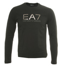 Armani Emporio Armani EA7 Black Long Sleeve T-Shirt