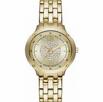 Armani Exchange Ladies Active Capistrano Gold