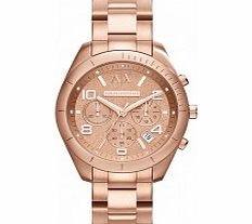 Armani Exchange Ladies Active Sarena Rose Gold