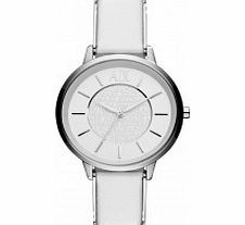 Armani Exchange Ladies Smart Olivia White Watch