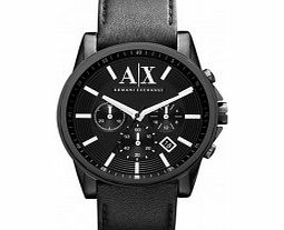 Armani Exchange Mens Smart Outer Banks Black