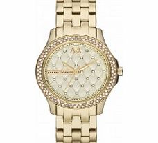 Armani Exchange Smart Lady Hampton Gold Watch