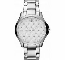 Armani Exchange Smart Lady Hampton Silver Watch