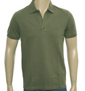 Armani Green Pique Polo Shirt