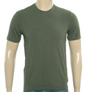Armani Green T-Shirt with Printed Logo