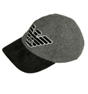 Grey and Black Baseball Cap