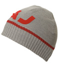 Armani Grey and Red Beanie Hat