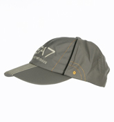 Armani Grey Cap with Gold Piping