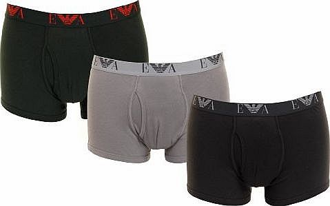 Armani Grey Multi Pack Boxer Shorts - 3 Pack (S)