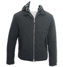 Armani Grey Padded Hooded Jacket