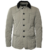 Armani Grey Quilted Jacket