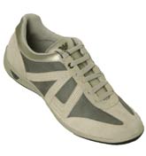 Armani Grey Trainer Shoes