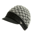 Armani Grey Wool Hat With Peak