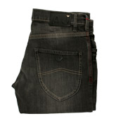 (J02) Black Denim Skinny Fit Jeans