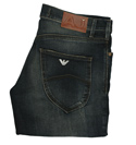 Armani (J02) Blue Slim Fit Low Waist Jeans