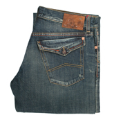 (J03) Dark Denim Bootleg Jeans