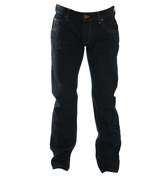 Armani J08 Dark Blue Straight Leg Jeans