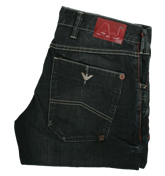 Armani (J15) Dark Denim Straight Leg Jeans