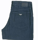 Armani (J16) Dark Regular Fit Zip Fly Jeans