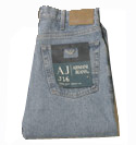 Armani (J16) Washed Regular Fit Zip Fly Jeans
