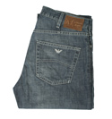 Armani (J21) Dark Denim Button Fly Jeans