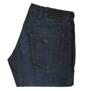 Armani (J25) Dark Button Fly Jeans
