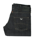 Armani (J25) Dark Denim Button Fly Jeans