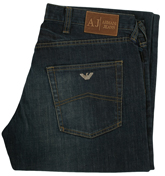 Armani (J25) Dark Denim Comfort Fit Jeans
