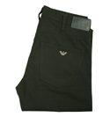Armani (J31) Black Classic waist Regular Straight Leg Zip Fly Jeans