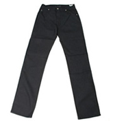 (J31) Navy Cotton Straight Leg Jeans