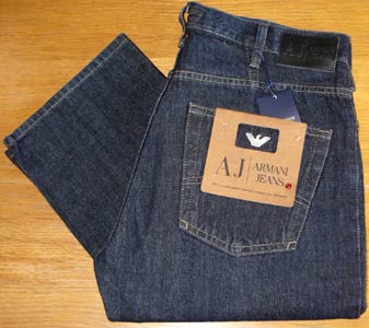Armani Jeans - and#39;J31and39; Vintage Wash Denim Jeans Leg: 34.5and39;and39;