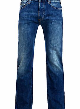 Armani Jeans Basic Twill Straight Jeans, Blue