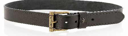 Armani Jeans Black Leather Belt