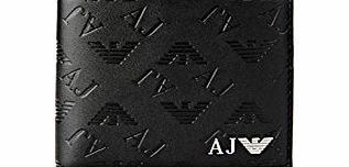 Armani Jeans Black Wallet Leather 06V73 One Size