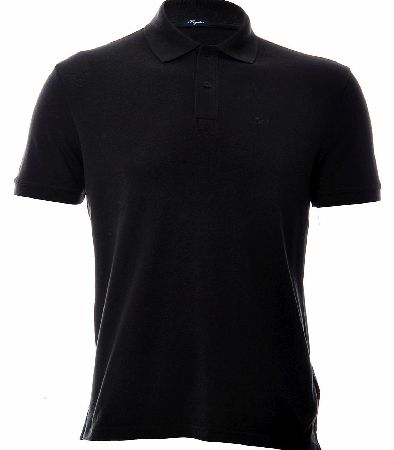 Armani Jeans Chest Logo Polo Black