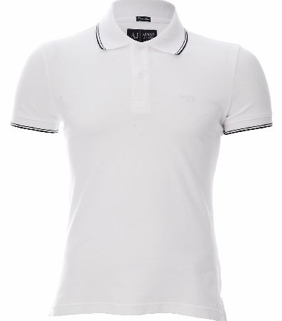 Armani Jeans Contrast Stripe Polo