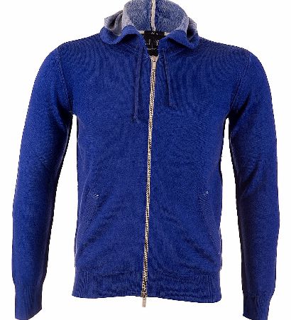 Armani Jeans Hooded Jersey Hooded Top Stone