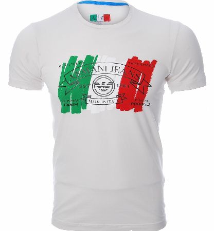 Armani Jeans Italy Print T-Shirt