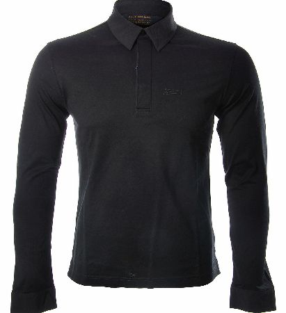Armani Jeans Long Sleeved Polo Top