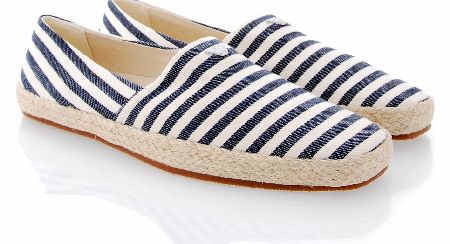 Armani Jeans Mens Striped Espadrilles