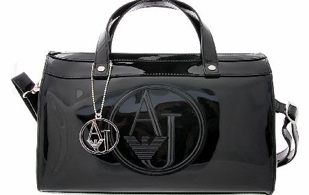 Armani Jeans Patent Bowling Bag