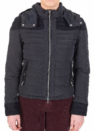 Armani Jeans Short Jacket With Padded Quilted