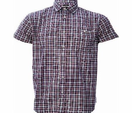 Armani Jeans Short Sleeve Check Shirt