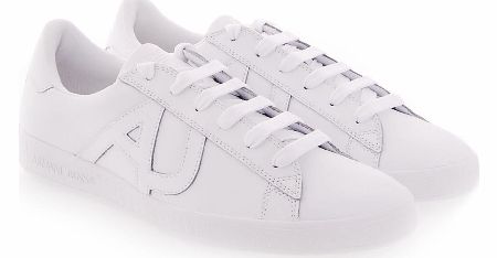 Armani Jeans Side Logo Embossed Trainers