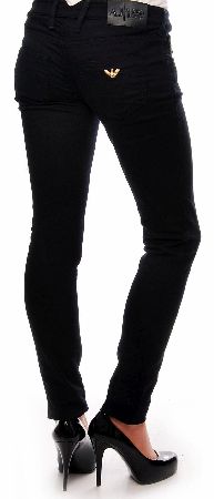 Armani Jeans Womens 5 Pocket Slim Jeans