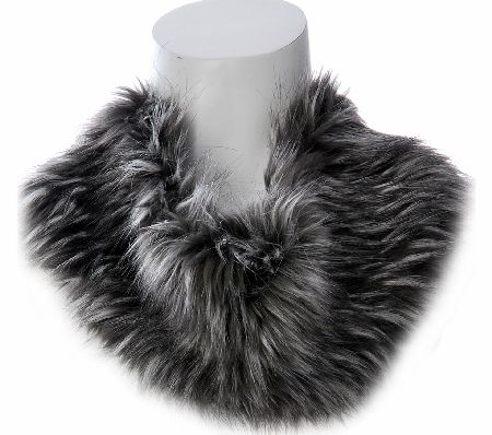 Armani Jeans Womens Fur Scarf
