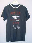 Armani Kids Navy Broken Logo Short Sleeve T-Shirt