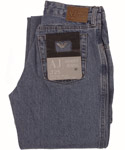 Ladies Armani Blue Denim Zip Fly Slim Fit Jeans.