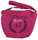 Armani Ladies Armani Cerise Beach Bag